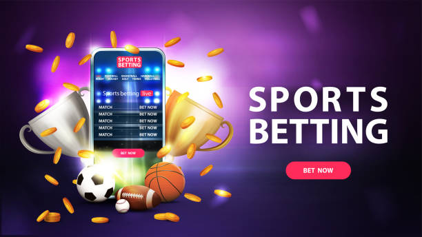 A mobile phone displaying sports betting options alongside various sports balls, illustrating the concept of sports wagering.