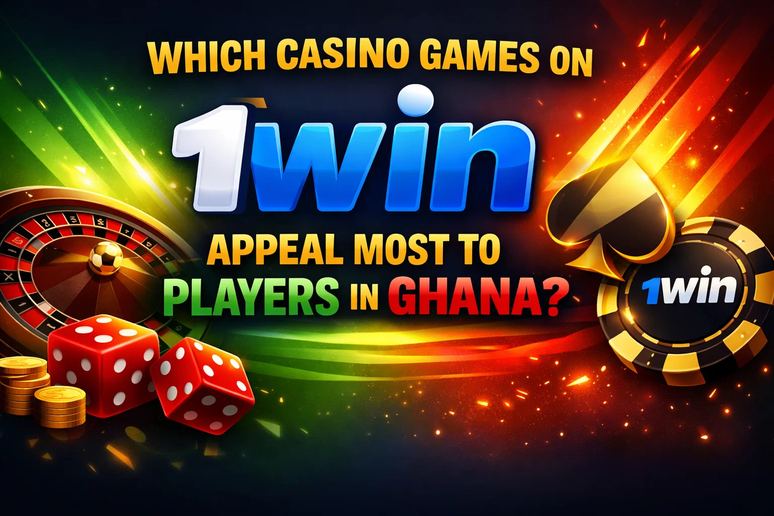 Casino Games on 1Win for Players in Ghana